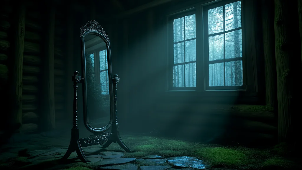 镜屋之瞳：月圆夜的另一面自己 - Weird Tales Illustration