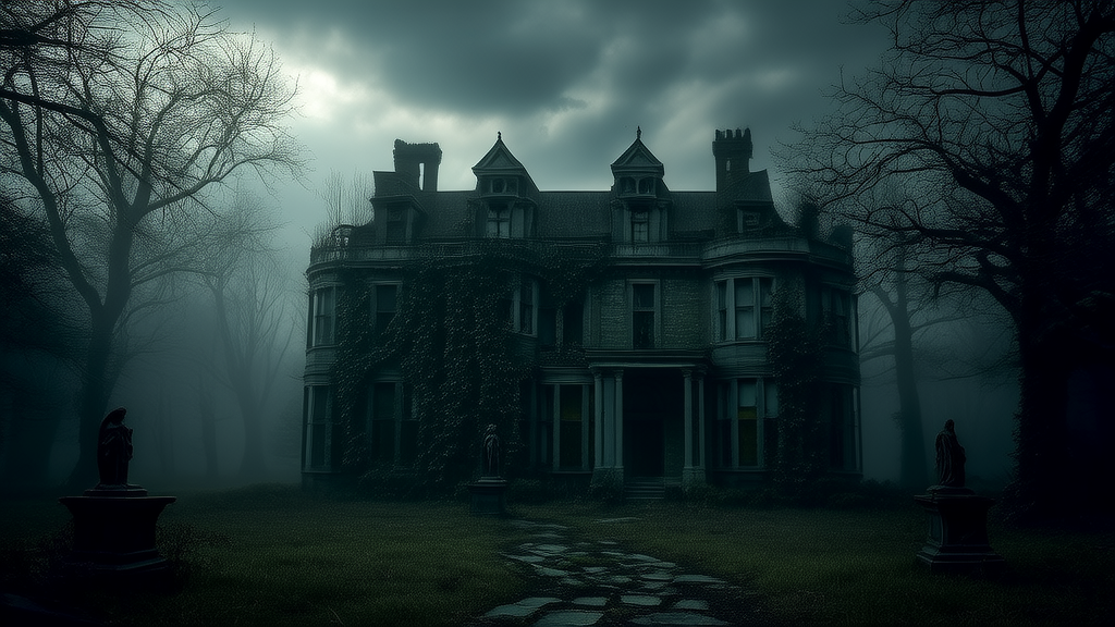 The Hollow House and the Artist Who Never Came Back - Weird Tales Illustration