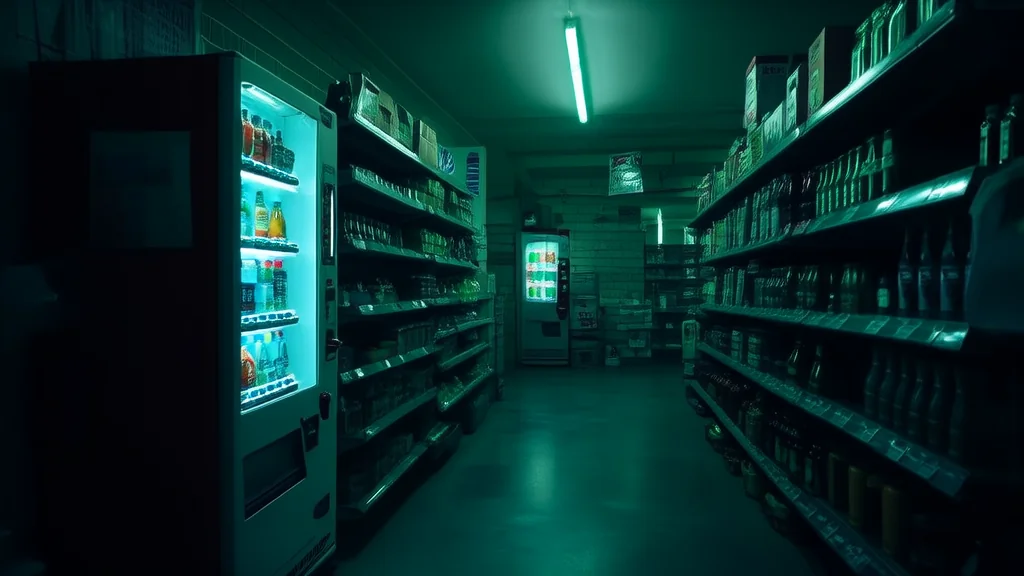 深夜便利店的诡异镜子与消失的钱包 - Weird Tales Illustration