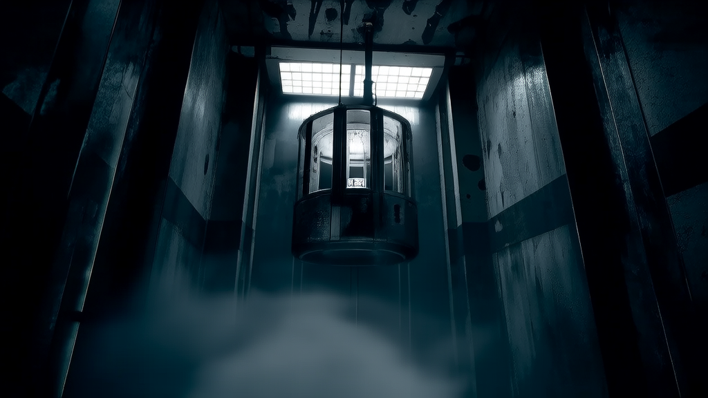 The Silent Elevator on Maple Street and the Secrets It Never Spoke - Weird Tales Illustration