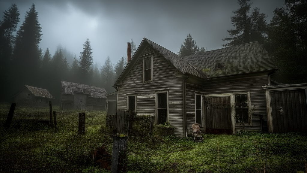 The Secret of Eldermoor's Hollow House and the Ghost That Never Left - Weird Tales Illustration