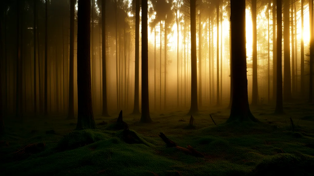 消失的采药人与无痕的森林 - Weird Tales Illustration