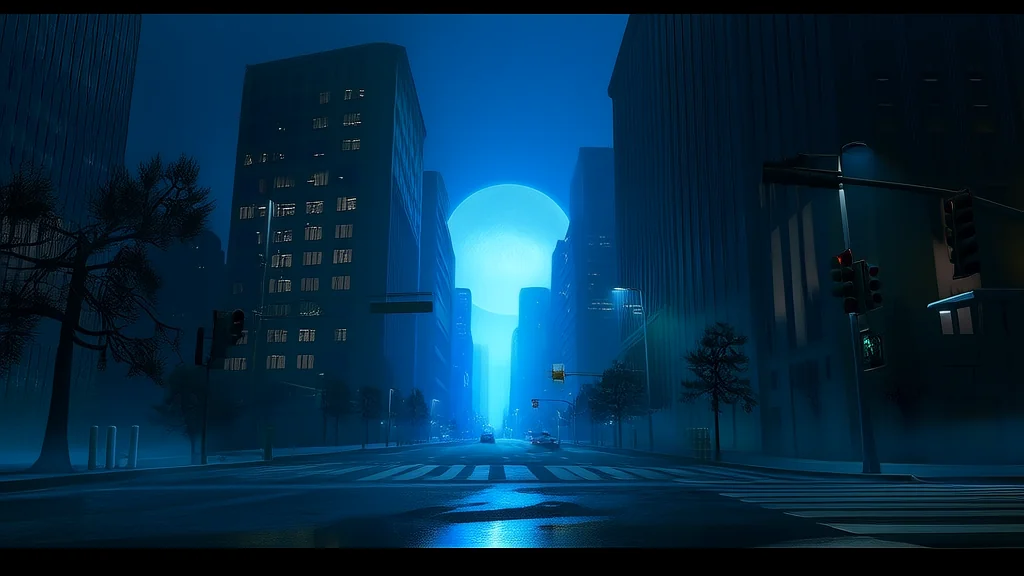 午夜镜界：一本笔记本的神秘召唤 - Weird Tales Illustration