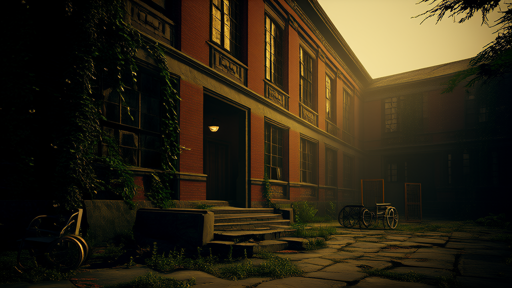 Whispers in the Dust: The Forgotten Hospital That Still Breathes After a Century of Silence - Weird Tales Illustration