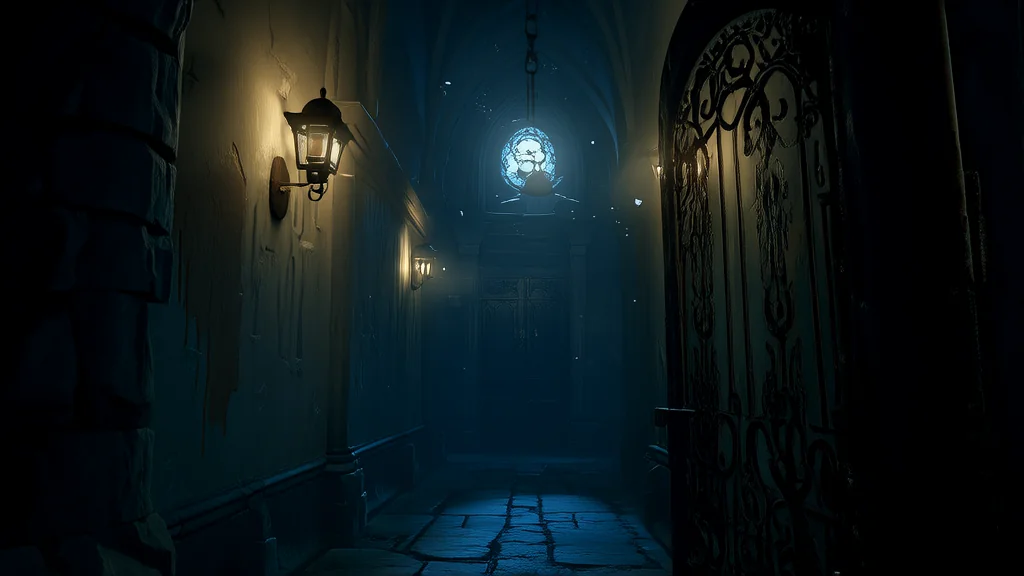 镜中人歪头的那晚，老宅门开了 - Weird Tales Illustration