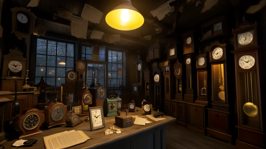 时间之钥：消失的画家与1943年的怀表 - Weird Tales Illustration