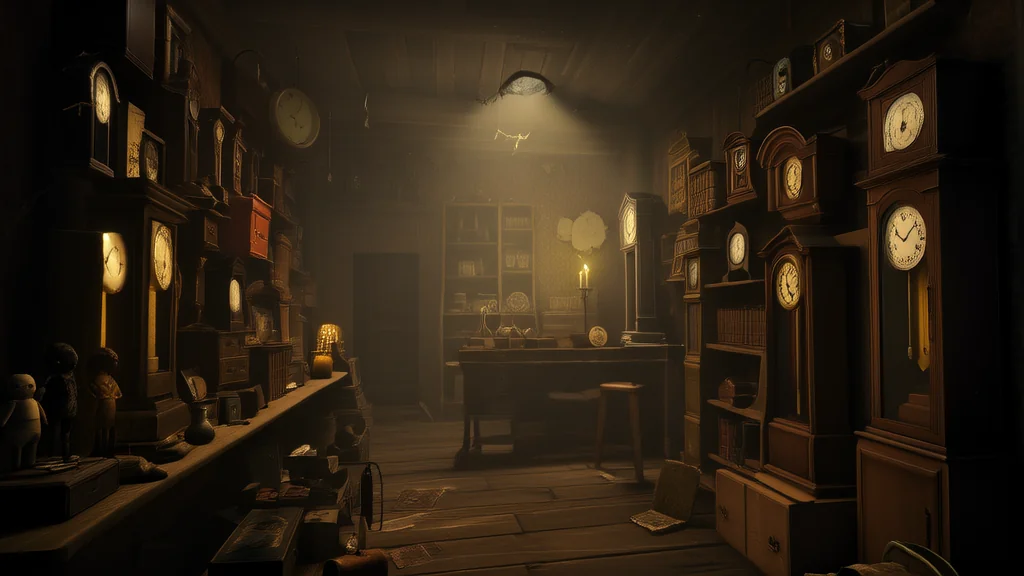 The Whispering Curio: A Woman's Descent into Forgotten Secrets - Weird Tales Illustration