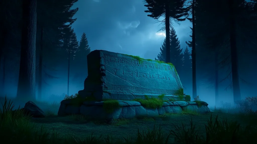 月圆夜，石棺低鸣，相机拍下守墓人身影 - Weird Tales Illustration