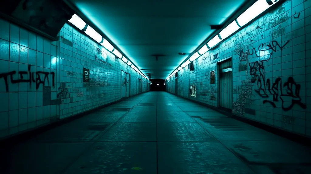 凌晨三点半的诡异地铁站 - Weird Tales Illustration