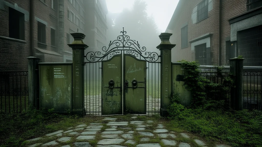 The Whispering Gates of the Forgotten Hospital and the Heartbeat That Never Stopped - Weird Tales Illustration