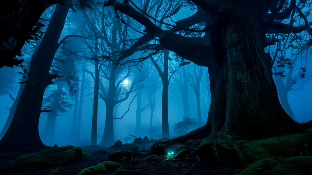 Whispers in the Woods: The Mystery of Eldergrove and the Voice That Calls at Midnight - Weird Tales Illustration