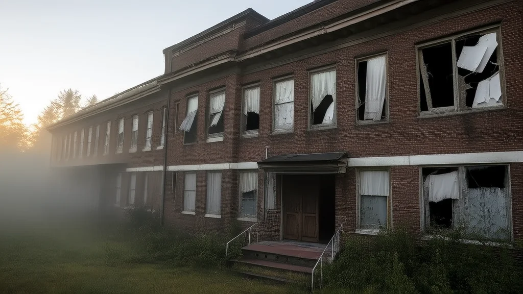 The Forgotten Hospital Where Time Stopped and Secrets Never Died - Weird Tales Illustration