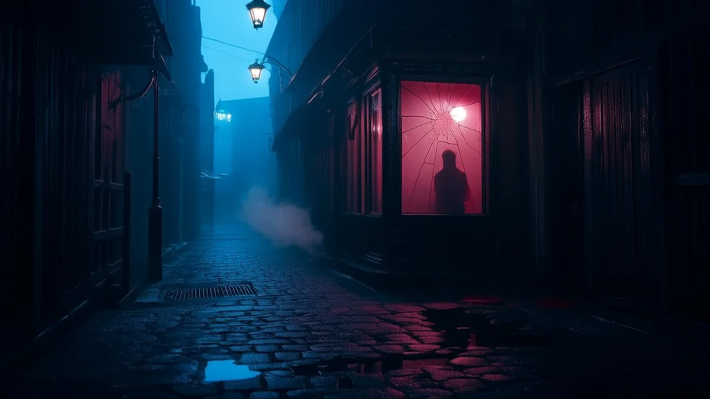 铜铃惊梦：镜中人影浮现 - Weird Tales Illustration