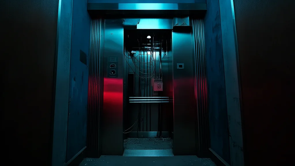 The Whispering Elevator of 12th Avenue and the Secrets It Never Reached the Top With - Weird Tales Illustration