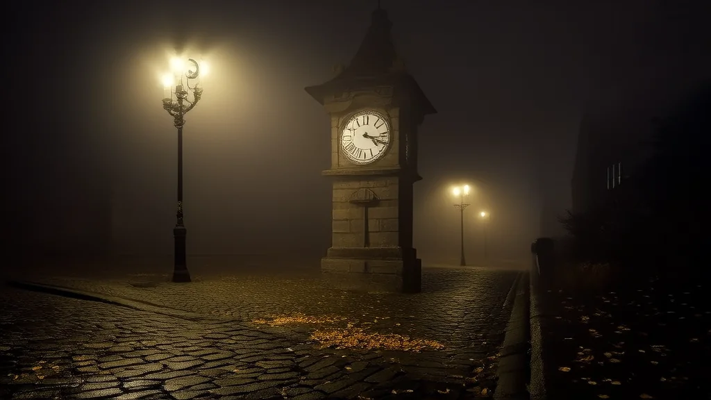 深夜钟楼梦，三点十五分的召唤 - Weird Tales Illustration