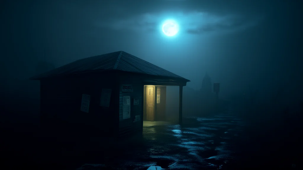 月圆钟声里的失踪教师 - Weird Tales Illustration