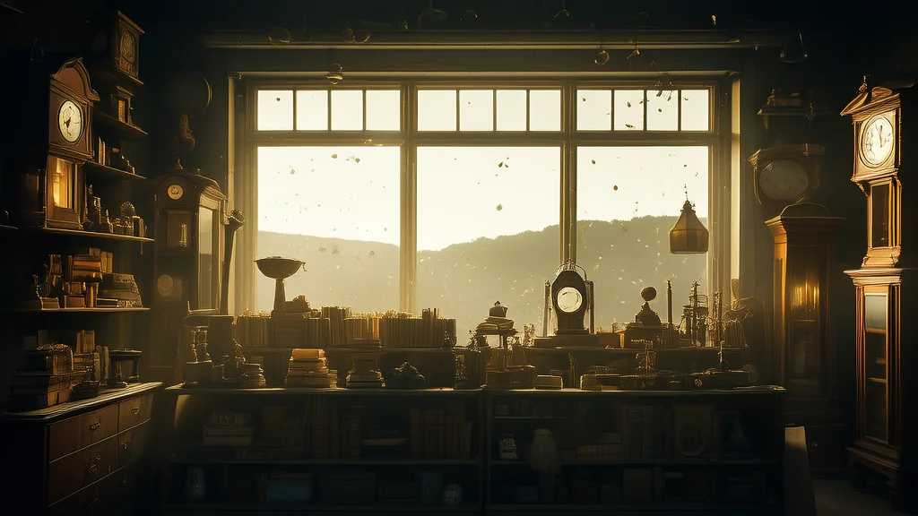 The Whispering Shop of Elias: A Tale of Dust, Secrets, and Forgotten Things - Weird Tales Illustration