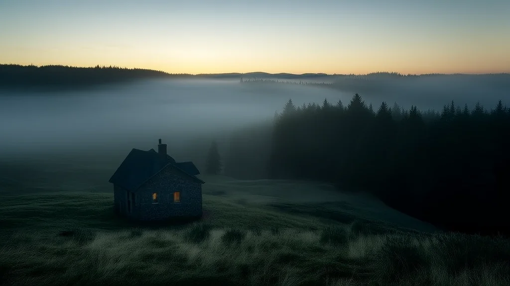 The Watcher in the Valley: A Man Who Waited in Silence for Thirty Years - Weird Tales Illustration