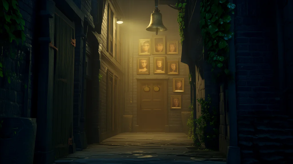 梦中镜影：那扇门后的自己 - Weird Tales Illustration