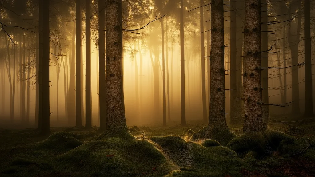 The Whispering Trees of Elmsworth and the Boy Who Never Returned Home - Weird Tales Illustration