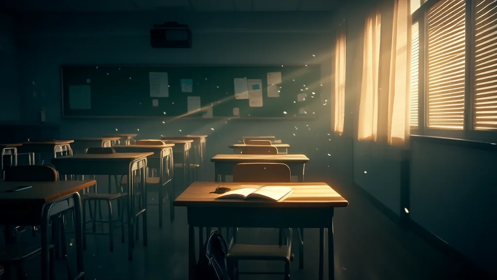 第三排空位的低语：她听见了谁的脚步声？ - Weird Tales Illustration