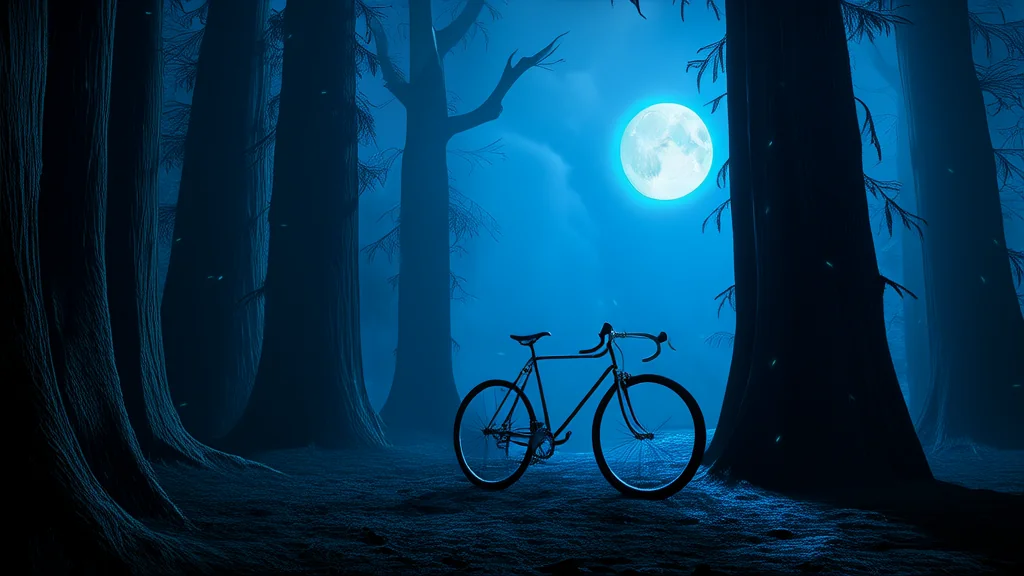 雾林低语：失踪老师的月圆之谜 - Weird Tales Illustration