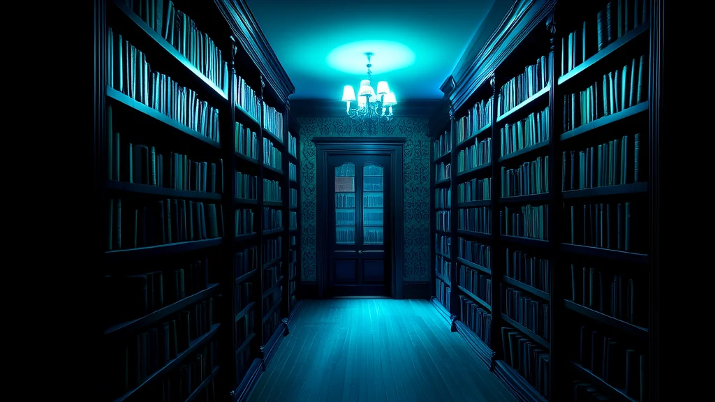 午夜钟声响起，门前有客 - Weird Tales Illustration