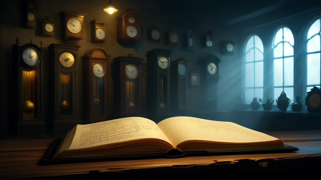 老钟表店的神秘符号与消失的店主 - Weird Tales Illustration