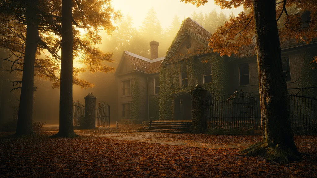 Whispers in the Pines: The Forgotten Tradition of Eldergrove High - Weird Tales Illustration