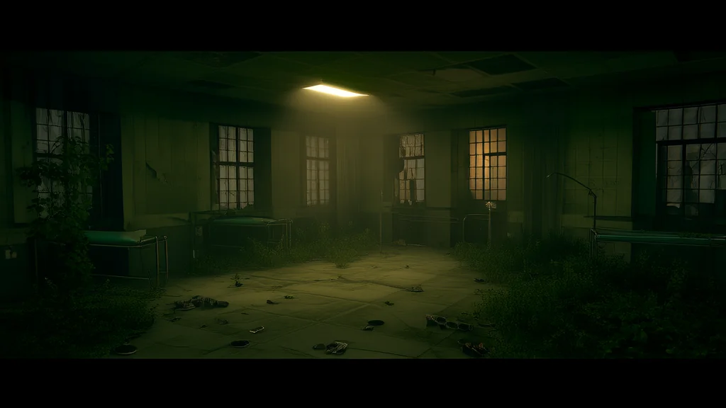 The Forgotten Lullaby of the Abandoned Hospital and the Woman Who Couldn't Stay Away - Weird Tales Illustration