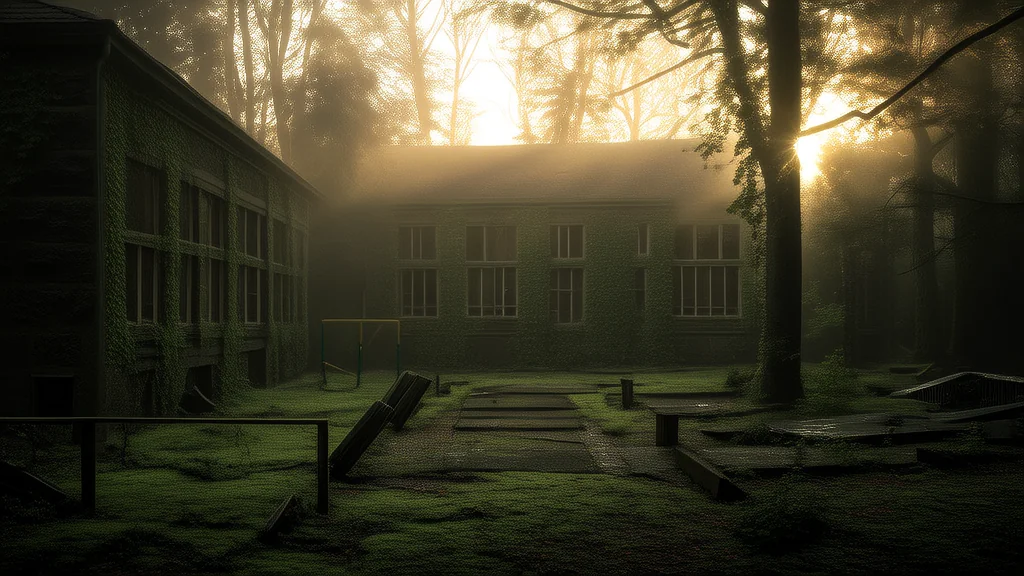 Whispers in the Walls: The Forgotten School of Eldergrove - Weird Tales Illustration