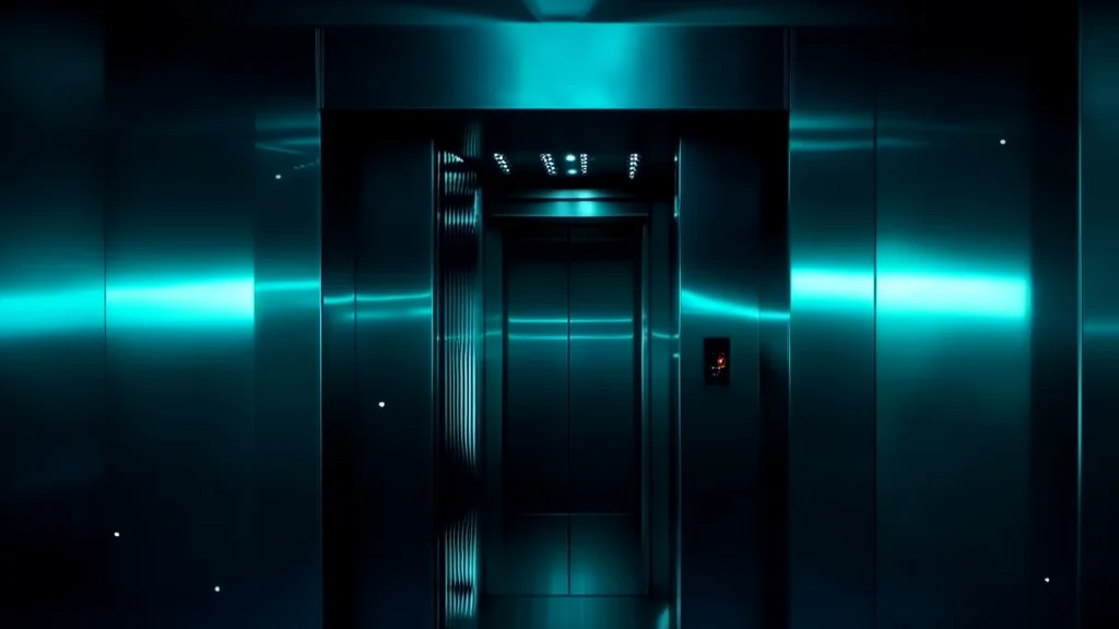 深夜电梯的诡异旅程 - Weird Tales Illustration