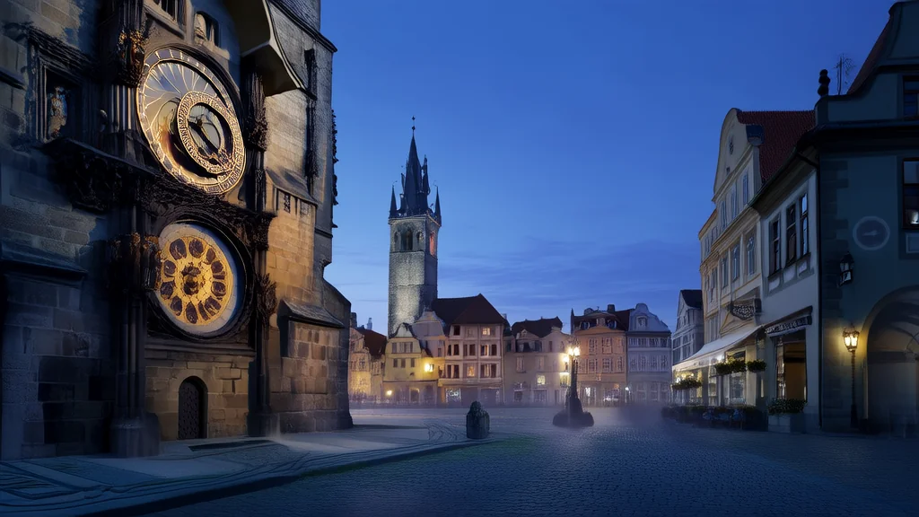 The Clock That Whispers at 7:43 PM and the Town That Learned to Stay Away - Weird Tales Illustration