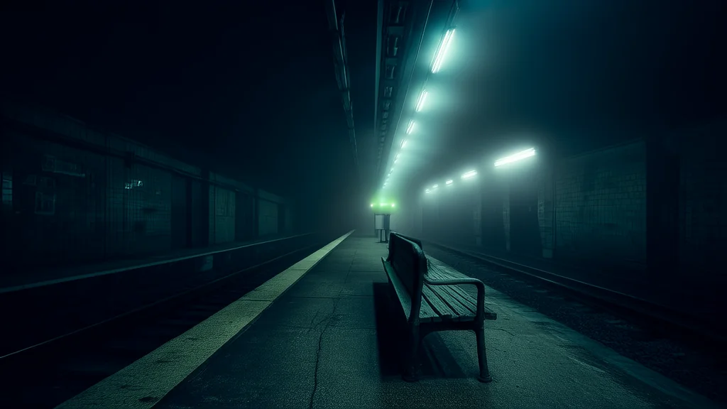 The Midnight Train That Never Came and the Woman Who Waited for It - Weird Tales Illustration