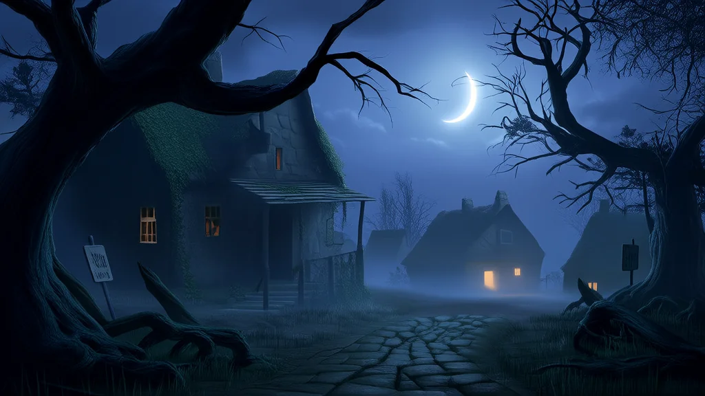 The Forgotten Pact of Elmhollow and the Curse That Whispered Through Time - Weird Tales Illustration