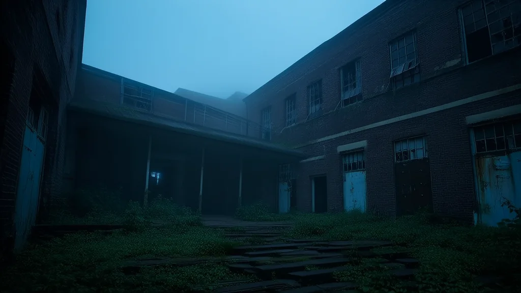 The Silent Hospital on the Edge of Town Where Whispers Never Die - Weird Tales Illustration