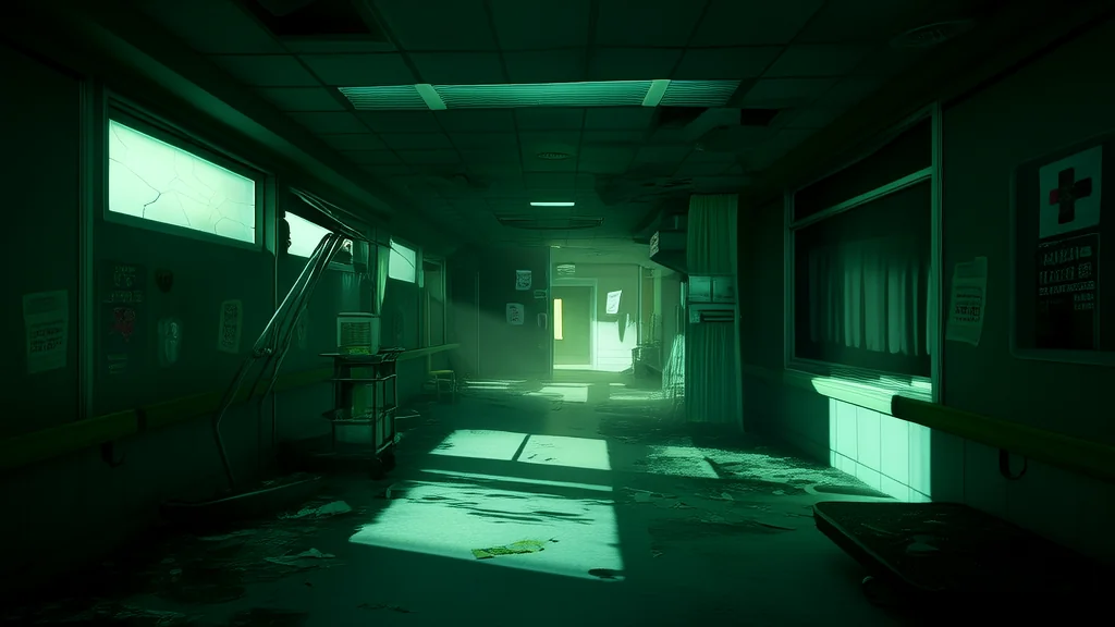 The Whispering Walls of the Forgotten Hospital: A Journalist's Descent into Silence - Weird Tales Illustration