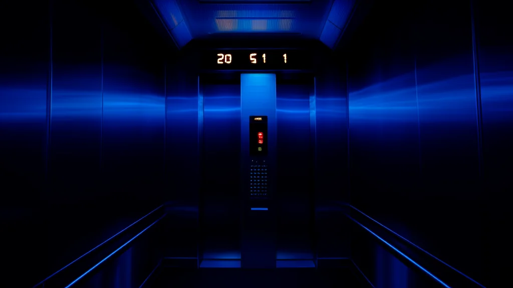 电梯里的低语：20楼到1楼的诡异旅程 - Weird Tales Illustration