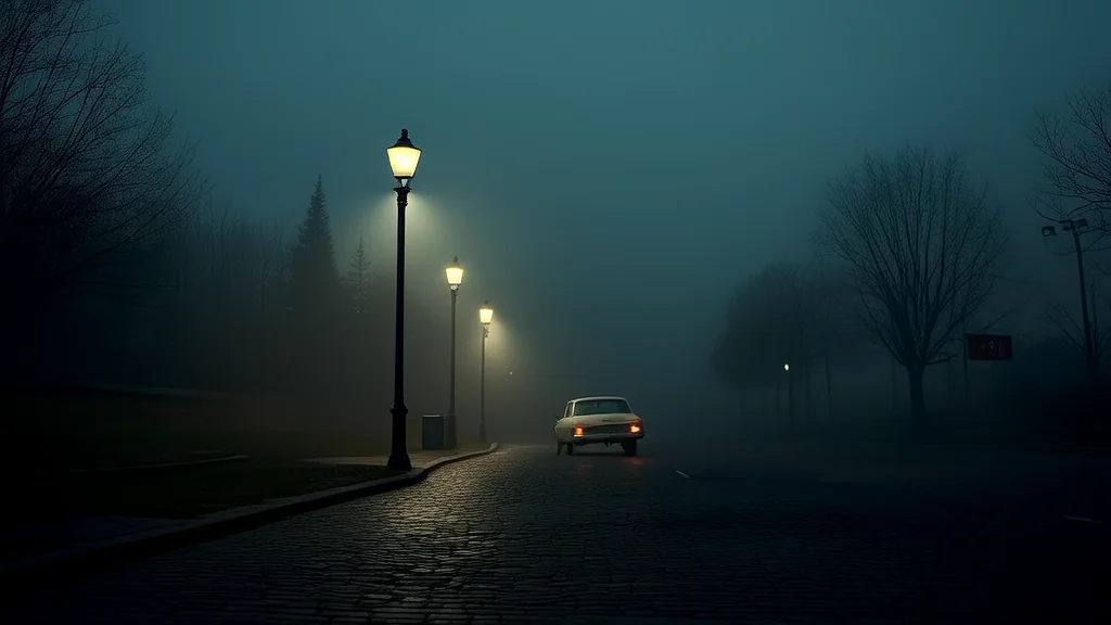 The Silent Glow of Elmwood Drive: A Town That Never Sleeps at 3:17 AM - Weird Tales Illustration