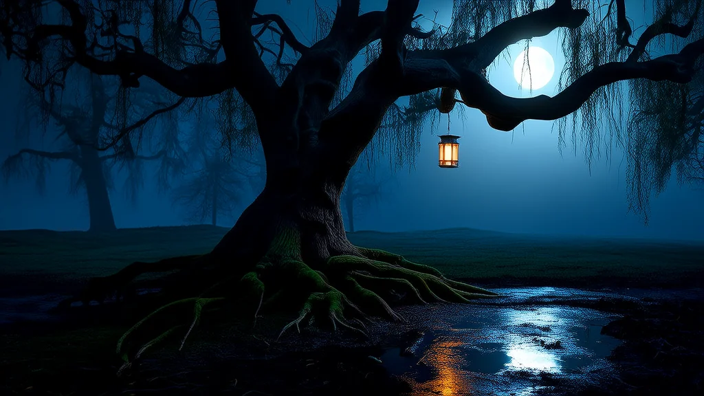 十七岁生日的镜中少年 - Weird Tales Illustration