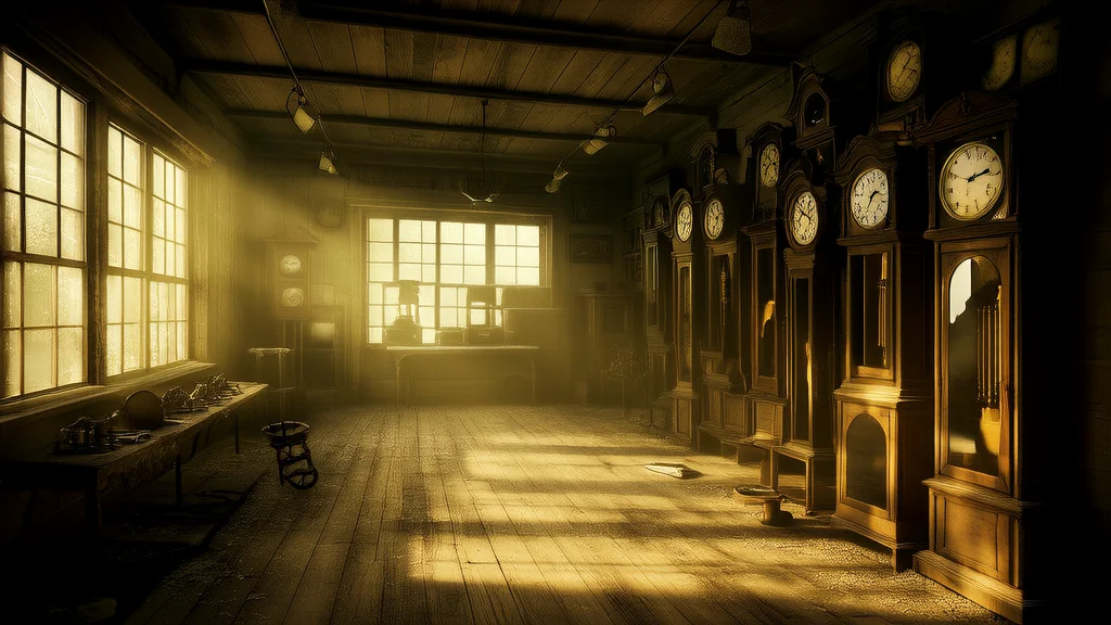 午夜钟声里的失踪旅人 - Weird Tales Illustration