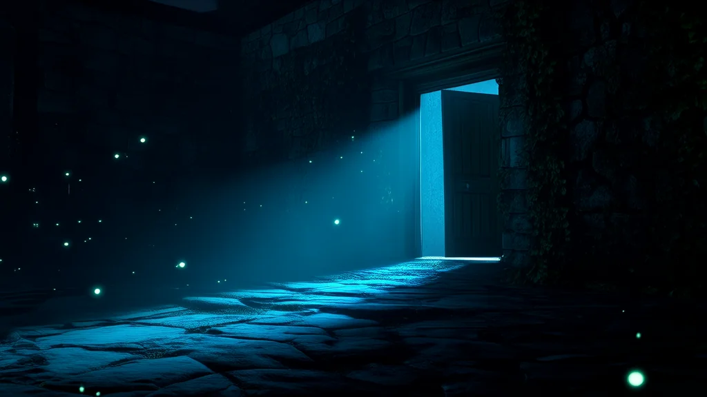 梦中古宅的白裙女孩 - Weird Tales Illustration