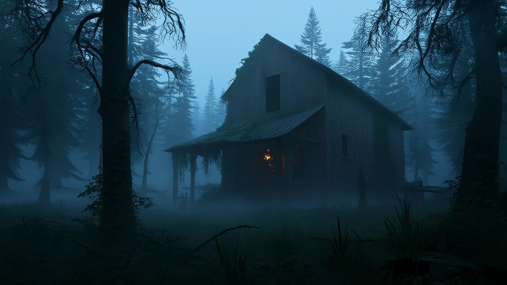 The Girl Who Whispered to the Old Mill in the Fog of Elmsworth - Weird Tales Illustration