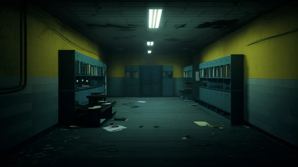 Whispers in the Hallways: The Unseen Challenge of the Abandoned High School - Weird Tales Illustration