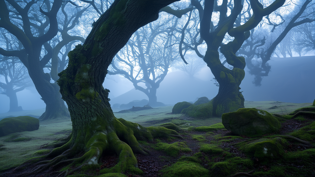 The Whispering Hollow of Elmsworth Where Time Bends and Secrets Wait - Weird Tales Illustration
