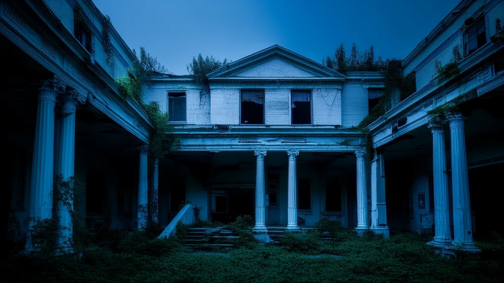 Whispers in the Walls: The Forgotten Hospital and the Shadows That Never Left - Weird Tales Illustration