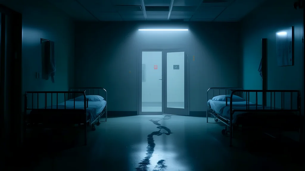 凌晨三点，水痕尽头的旧病房 - Weird Tales Illustration