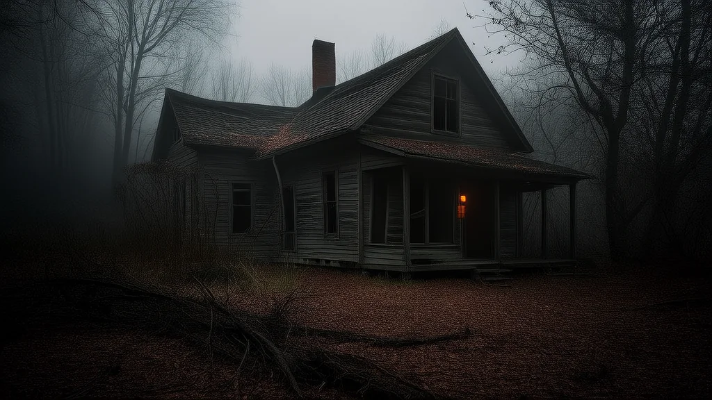 The Secret of Black Hollow's Forgotten Clockmaker's House - Weird Tales Illustration