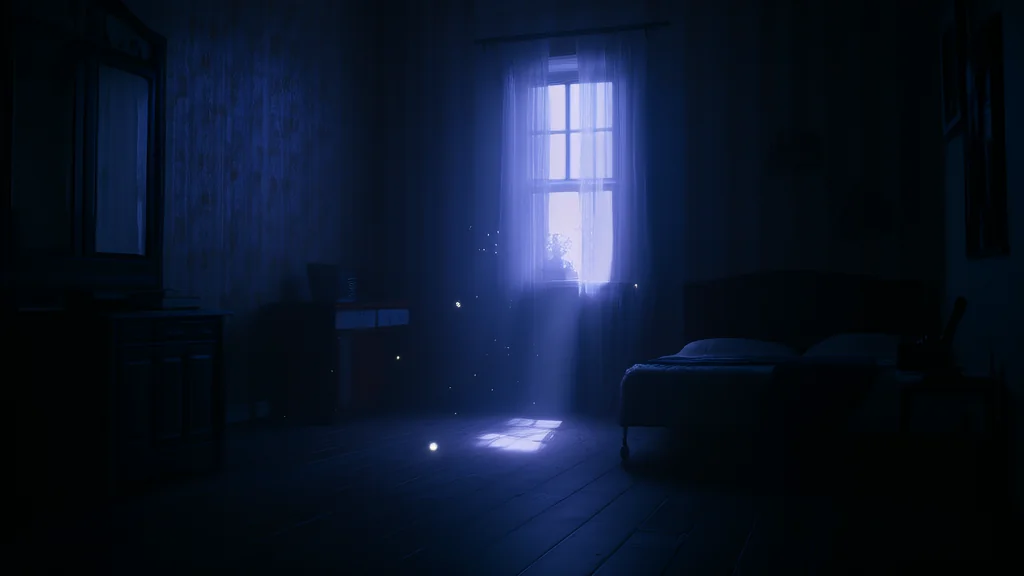 The Shimmering Door in Clara's Bedroom: A Whisper from Another World - Weird Tales Illustration