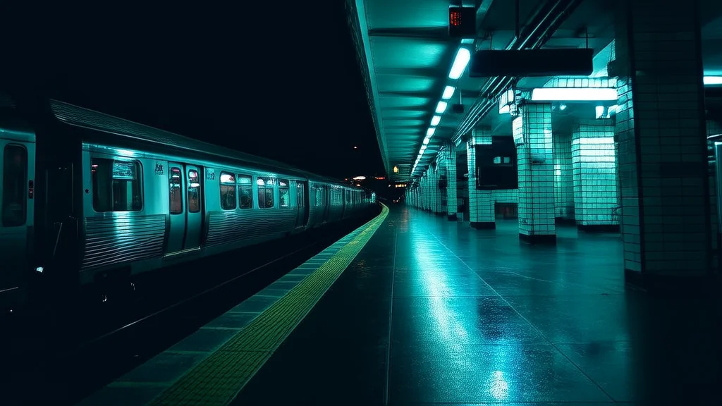 The Whispering Subway: When Silence Spoke in a Language Few Could Understand - Weird Tales Illustration